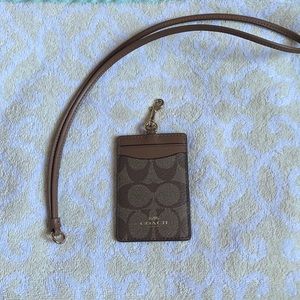 Coach lanyard